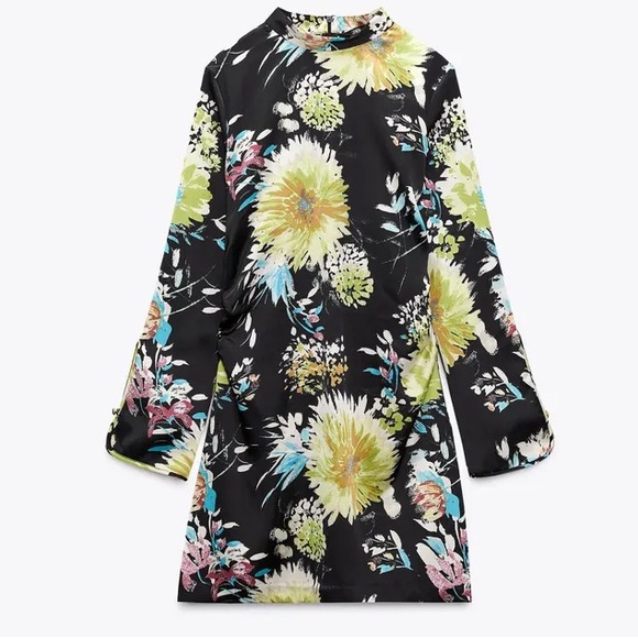 Colorful Floral Dress - Picture 1 of 6